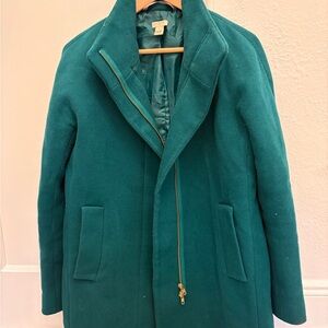 J. Crew women’s green Trench Coat